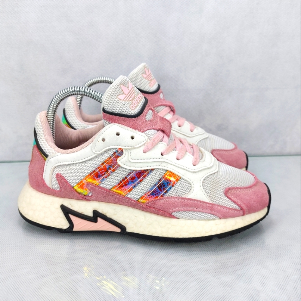 Adidas Tresc Run J Women's Size 5.5 Running Shoes Sneakers Pink (ART EH1083)